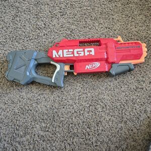 NERF Mega Motostryke Motorized 10 Dart Blaster No Clip Or Bullets